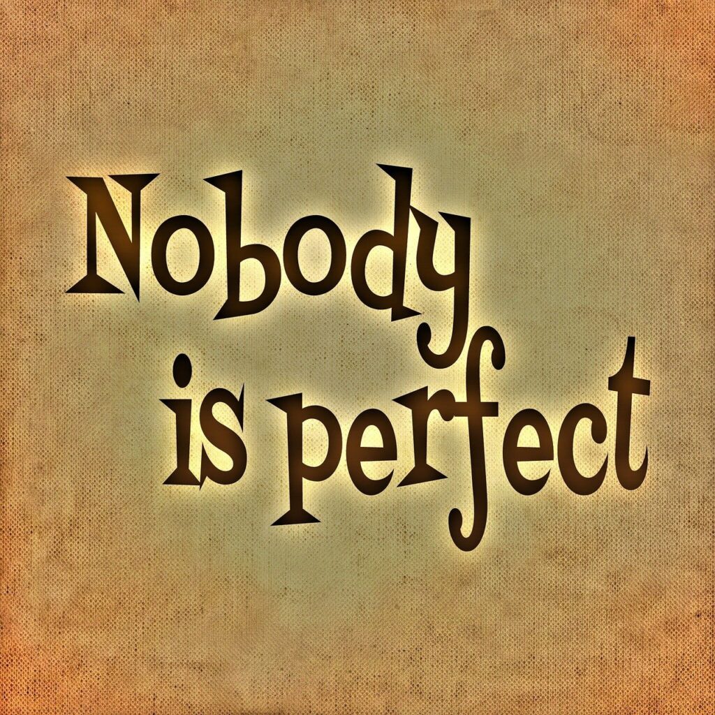 nobody is perfect 688370 1280